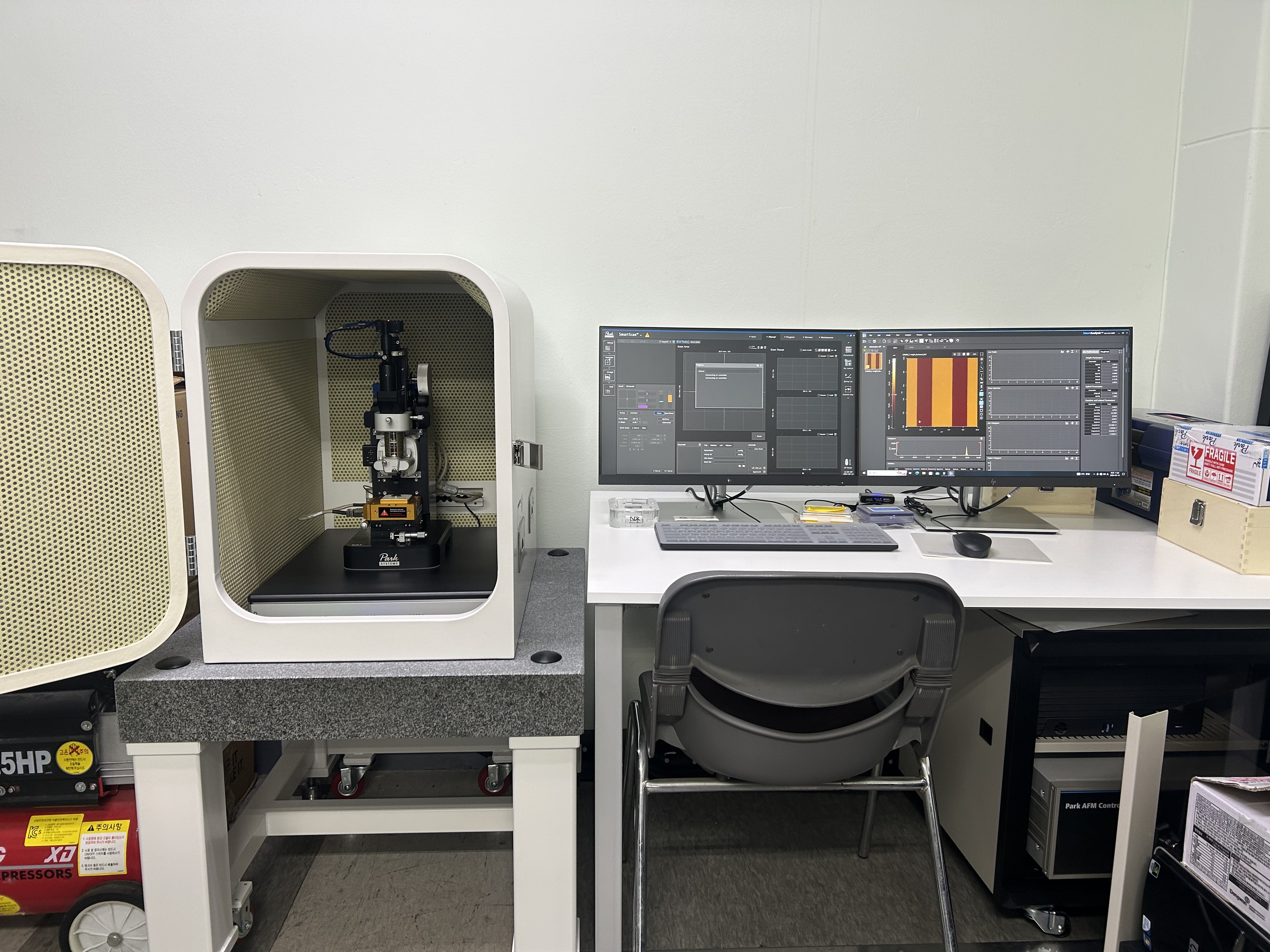 Atomic force microscopy