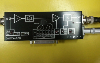 Femto DHPCA-100 variable-gain high speed current amplifier