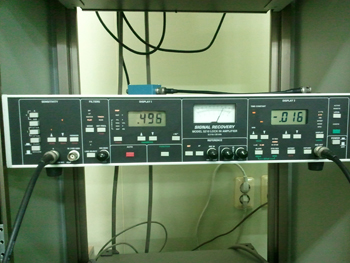 Signal recovery 5210 & SR830 lock-in amplifiers